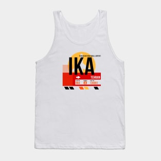 Tehran (IKA) Airport // Sunset Baggage Tag Tank Top